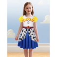 thumbnail image 2 of Cowgirl Costume Princess Dress Up Halloween Cosplay Outfits, Halloween Costume Flying Sleeve Skirt, Halloween Cosplay Theme Party Outfit, 2 of 8