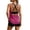 A1#-Hot Pink, variant on Women Backless Workout Tank Top - Solid Color Yoga Camisole, Breathable Gym Vest(Black-M)