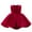 Red2112, variant on MEZZALL Girls Oversized Bowknot Party Dress Flower Girl Tutu Dress For Weddings & Cute Toddler Baby Wear 9-12M