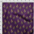 thumbnail image 3 of oneOone Polyester Lycra Fabric Leaves|Swirl & Floral Block Print Fabric By Yard 56 Inch Wide, 3 of 4