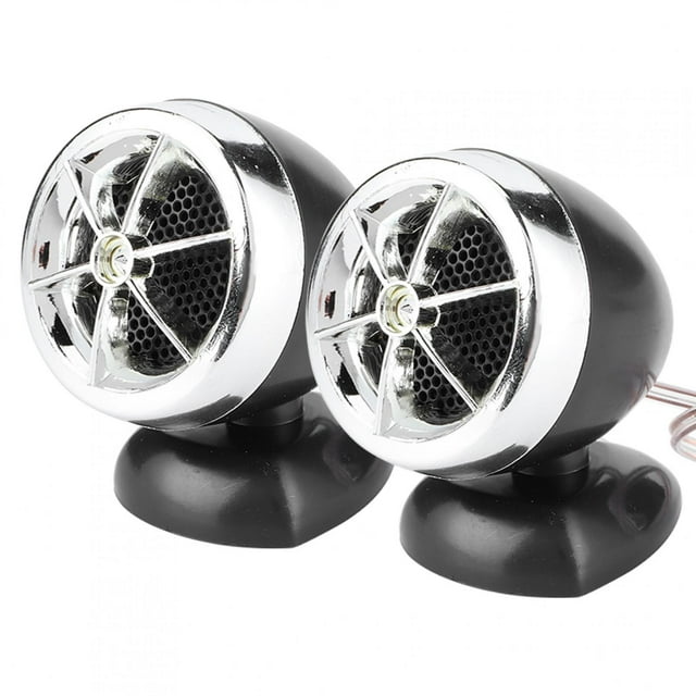 Mini Tweeter, Dome Loudspeaker Light Weight 12V 1200W For Car Audio System Silver,Black