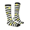 thumbnail image 3 of Fotbe Lemon print Women's Men's Novelty Crew Socks Cotton Socks Knee High Socks for Walking,Running,Nurses,Pregnancy, 3 of 9