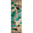 thumbnail image 2 of PI Studio 11x24 Black Ornate Wood Framed with Double Matting Museum Art Print Titled - Azure Branch I, 2 of 4