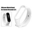 thumbnail image 4 of Reemplazo de correa de reloj de pulsera de silicona para Xiaomi Miband 3 4 (Blanco), 4 of 5