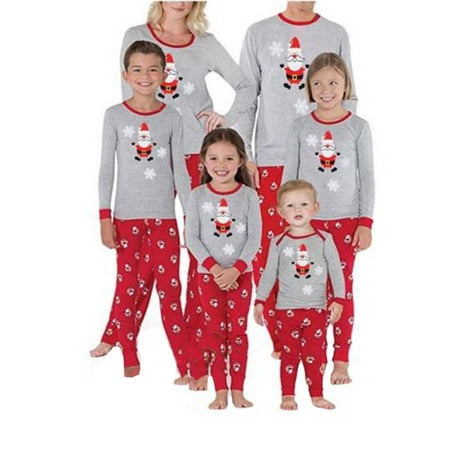 

Shuttle tree Family Christmas Pjs Matching Sets Santa Claus Christmas Matching Jammies for Adults and Kids Xmas Sleepwear Set