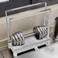 thumbnail image 4 of QTOCIO Over Sink Kitchen Organizer Kitchen Counter Storage for Utensils Sponges Rustproof Easy Clean for Home Restaurant Use, 4 of 6