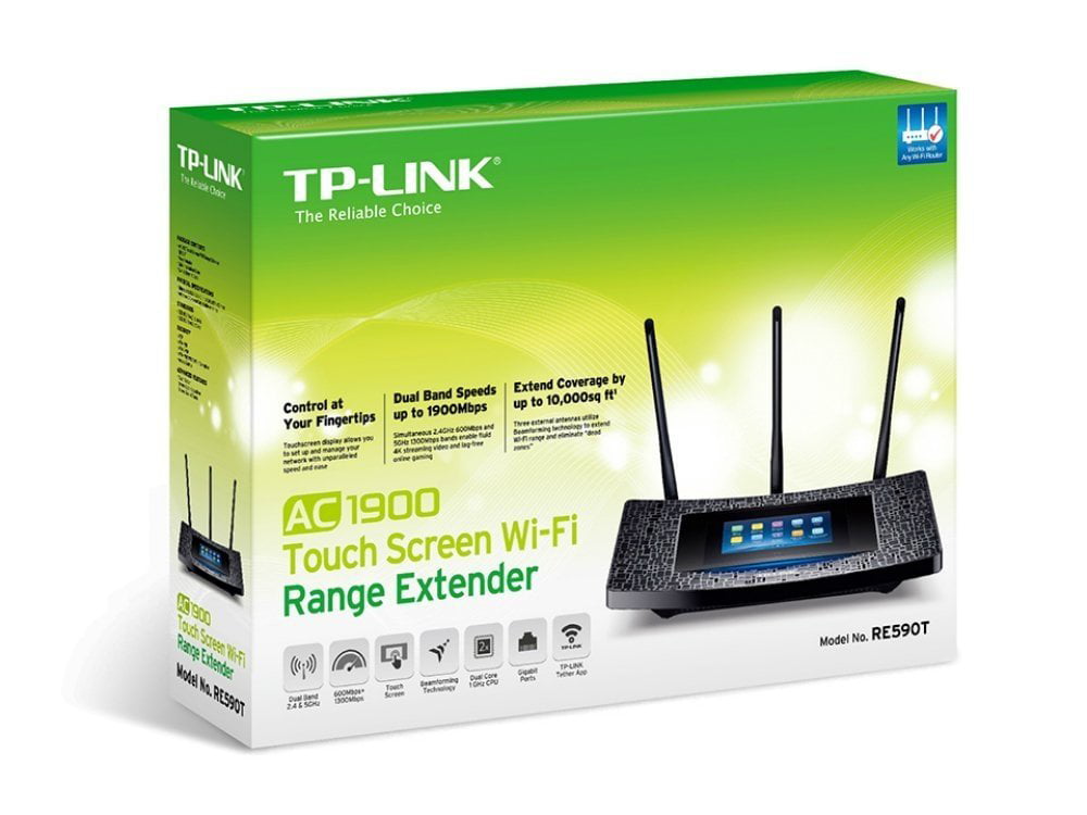 TP-Link RE190 Mesh Wifi Ripetitore Wifi Wireless, Velocità Dual-Band 750  Mbps, W