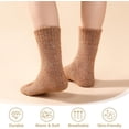 thumbnail image 4 of 5Pairs Women Wool Socks, Thick Soft Wool Socks for Women, Winter Hiking Socks Cozy Socks Warm Socks, 4 of 6