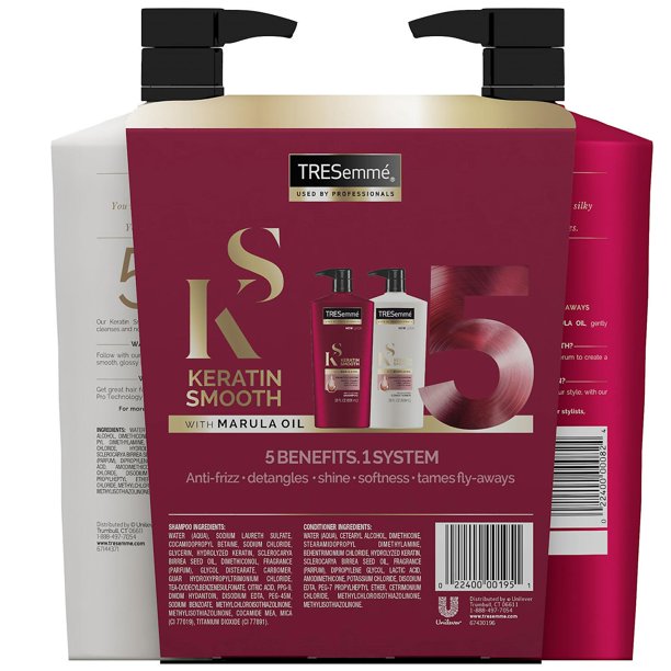 TRESemme Keratin Smooth and Conditioner, 2 pk./28 fl. oz. - Walmart.com