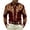 Wine, variant on GJSYRH Mens Hipster Printed Slim Fit Long Sleeve Button Up Party Dress Shirts Green L