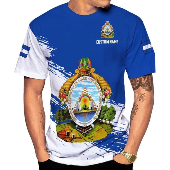 Personalized Honduras Shirt Camisa Honduras Hombres Honduras Shirts for Men & Women, Honduran Pride T Shirt Honduras T Shirt (T-shirt, S)