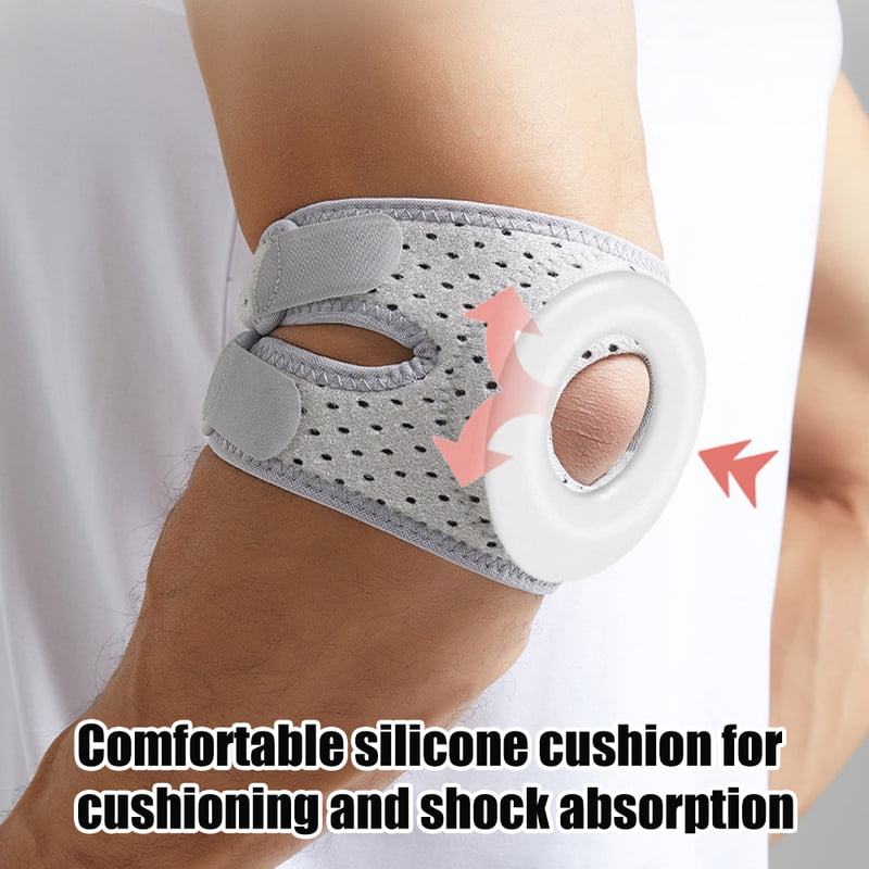 1pc Sports Adjustable Elbow Brace, Tendonitis Elbow Brace for Bursitis, Sprains, Strains, Sports Injury Recovery Joint