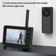 thumbnail image 4 of De Videoportero 1080P, ángulo De Visión De 170, Rango De Transmisión Más Largo De 2,4 G, De Portero Automático Con Vídeo Inalámbrico Con Pantalla IPS De, 4 of 7
