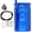 Blue, variant on Riousery Universal Auto Oil Catch Can Breather Reservoir with Mounting Parts Aluminium Alloy Black 7.48 inches / 19 cm