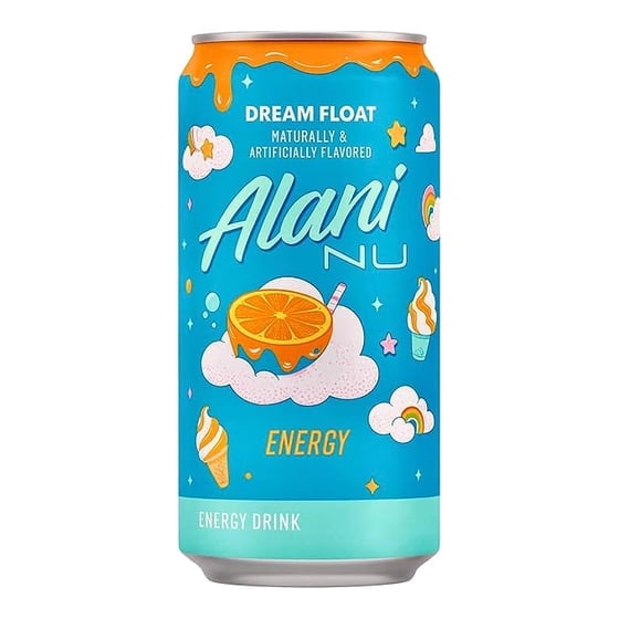 New Alani Mini Energy Drinks, Dream Float, Cherry Slush Variety Pack, Sugar Free, Low Calorie, 100mg Caffine, Energy Boost Drinks 8.4oz Cans (10 pack)
