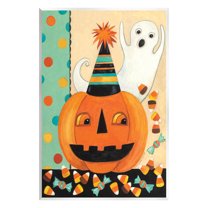 Vintage Halloween Candy Pattern Holiday Graphic Art Unframed Art Print Wall Art