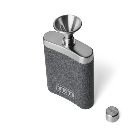Frasco YETI de acero inoxidable 18/8 de 200 ml con embudo Black Stone