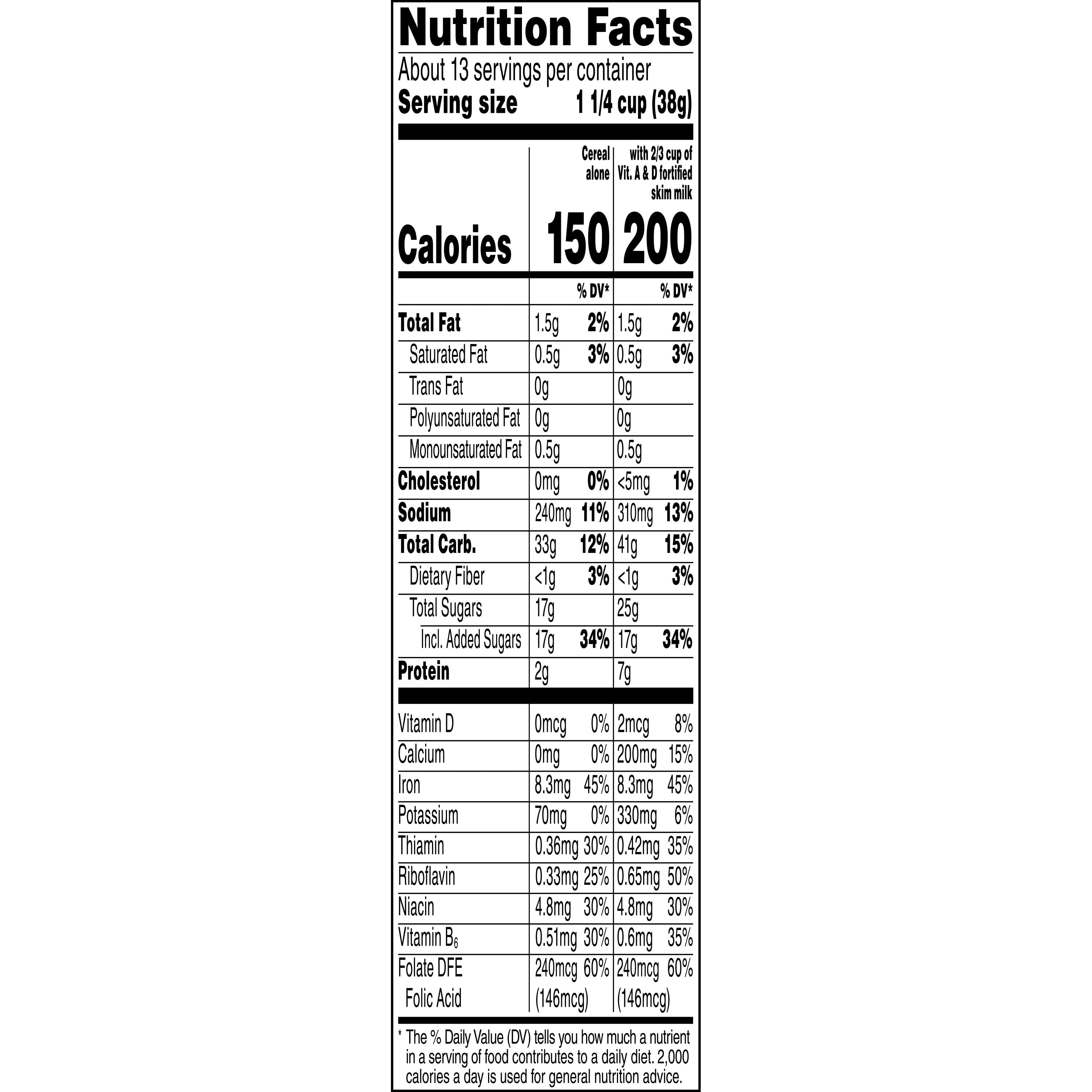 Cap'n Crunch's Sweetened Red White & Blue Crunchy Corn & Oat Cereal, 16.9 oz, Family Size Box