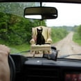 thumbnail image 4 of Funny Cat Airplane Car Hanging Ornament for Rear View Cute Novelty Vehicle Interior Accessory, 4 of 4
