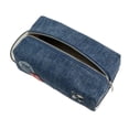 thumbnail image 4 of Michael Kors Women's Denim Top Zip Medium Travel Kit with Patches (Denim), 4 of 5