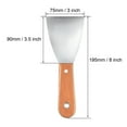 thumbnail image 2 of Uxcell Raspador de pintura de masilla flexible de acero Cr-V de 3" 2 paquetes, 2 of 5