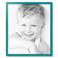 thumbnail image 2 of ArtToFrames 23" x 27" Aqua Picture Frame, 23x27 inch Green Wood Poster Frame (WOM-4428), 2 of 8