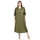 thumbnail image 1 of Vestido camisero midi Roman Fashion /Tallas Extras, 2576 (Verde militar) verde oscuro 38, 1 of 6