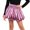 Pink, variant on Lutiedan Shiny Bubble Skirt for Girls Metallic Holographic Puff Balloon Mini Skort with Built in Shorts Party Dance Skirt Size 4-13