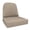 Cast Ash Sunbrella®, variant on Sunbrella Outdoor Seat & Back Cushion Set, 22x24 Inch, Water UV Fade Resistant, 5-Inch Thick Foam Patio Cushions