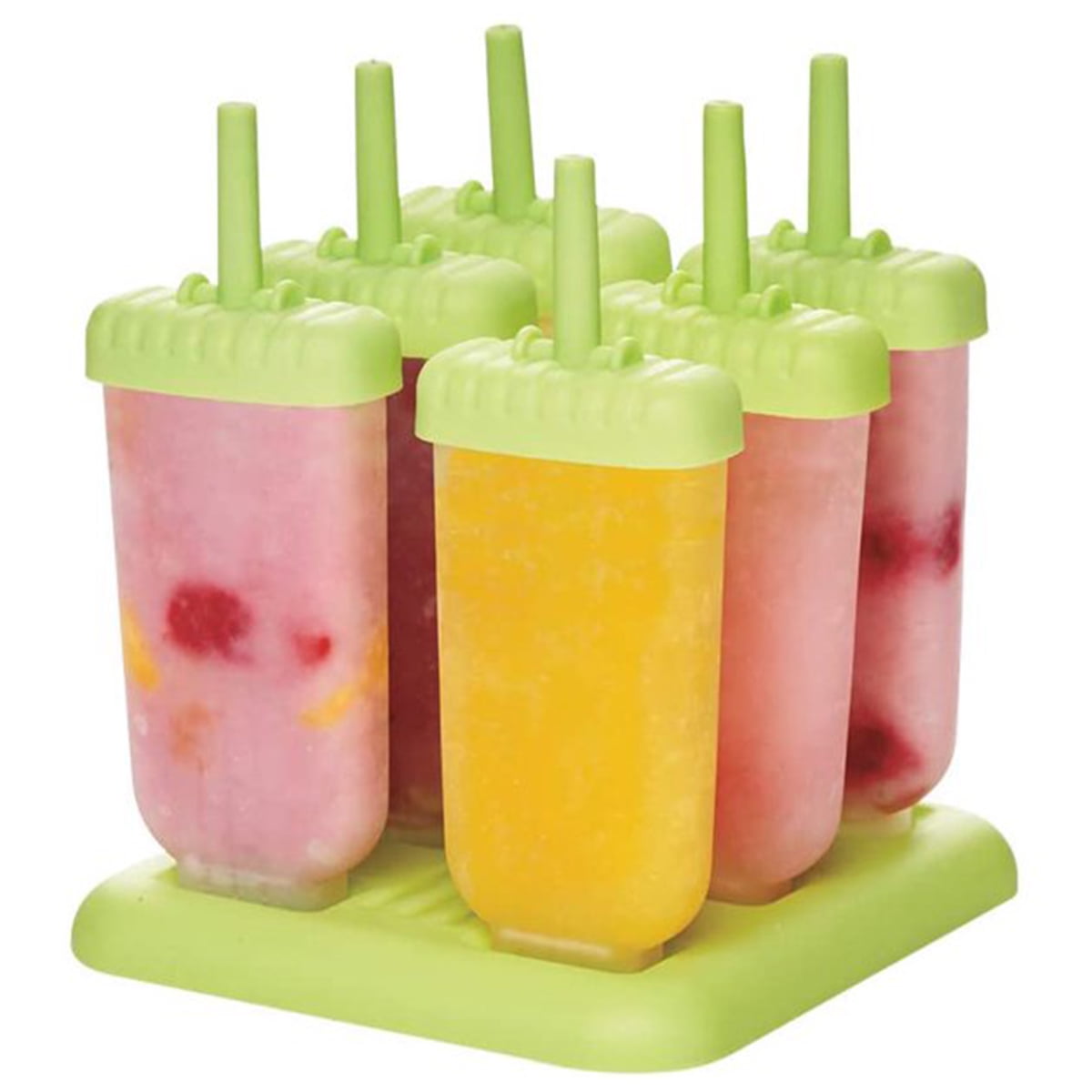Ice Lolly Moulds Plastic Ice Pop Maker Reusable Popsicle Molds Kids Ice
