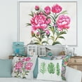 thumbnail image 2 of Designart 'Purple Peonies Flowers' Traditional Framed Canvas Wall Art Print, 2 of 5