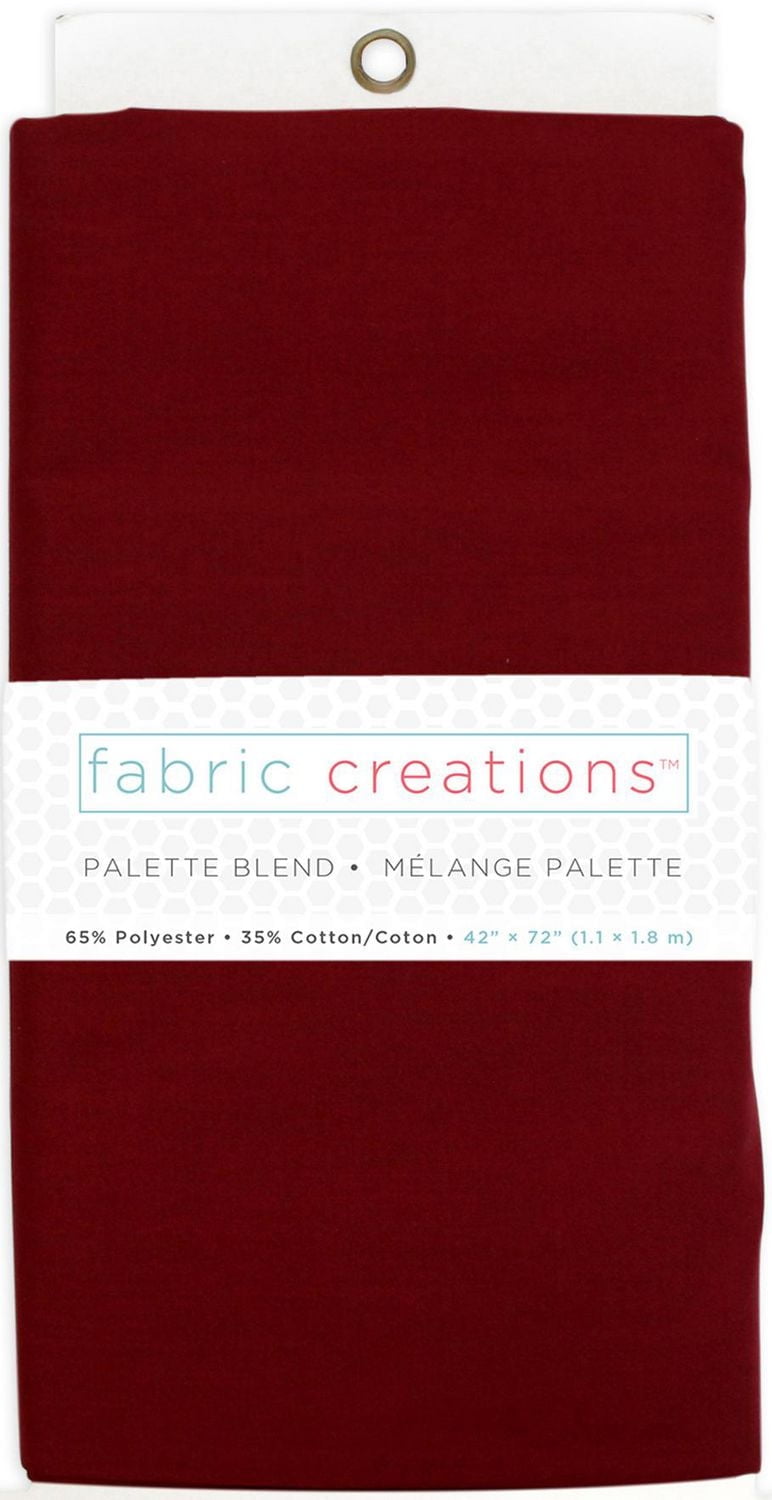 Fabric Creations Polycotton 65/35 Pre-cut Fabric, 2 yds x 42" (1.8 x 1.1 m)