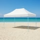 thumbnail image 4 of Ilios Innova | Toldo Plegable Blanco 3x4.5 Carpa para Exteriores Resistente al Clima, Impermeable, Estructura de Hierro y Tela Oxford 600D., 4 of 9