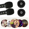 thumbnail image 4 of 100PCS Black Microphone Pop Filter Hygiene Mike Foam Cover Odor Removal Disposable Mike Sponge Kits, 4 of 14