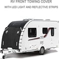 thumbnail image 2 of RV Towing Cover Maso Caravan Covers Protector for Motorhome Waterproof Nylon 86.6 x 68.9 Inch Black, 2 of 7