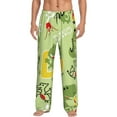 thumbnail image 1 of Balery Cute Dinosaurs Cartoon Pantalones de pijama para hombre, pijama ultraligero, pantalón de descanso-Large, 1 of 6