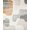 Beige Grey Cream, Pattern 11, variant on ODIKA 8'x10' Washable Area Rug Non-Slip Chair-Friendly Mat Abstract Watercolor Way Distressed Border Throw Lightweight Entryway for Dining Room, Large Office, Lounge