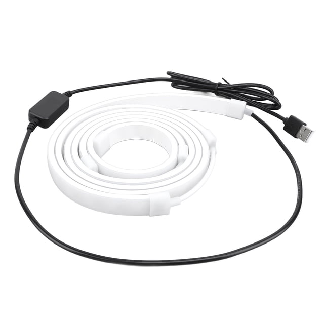Tira De Luz LED Para Pantalla De Computadora, RGB, USB, Retroiluminación De Sincronización De Pantalla De Computadora Para Pantalla De Escritorio De 49 Pulgadas