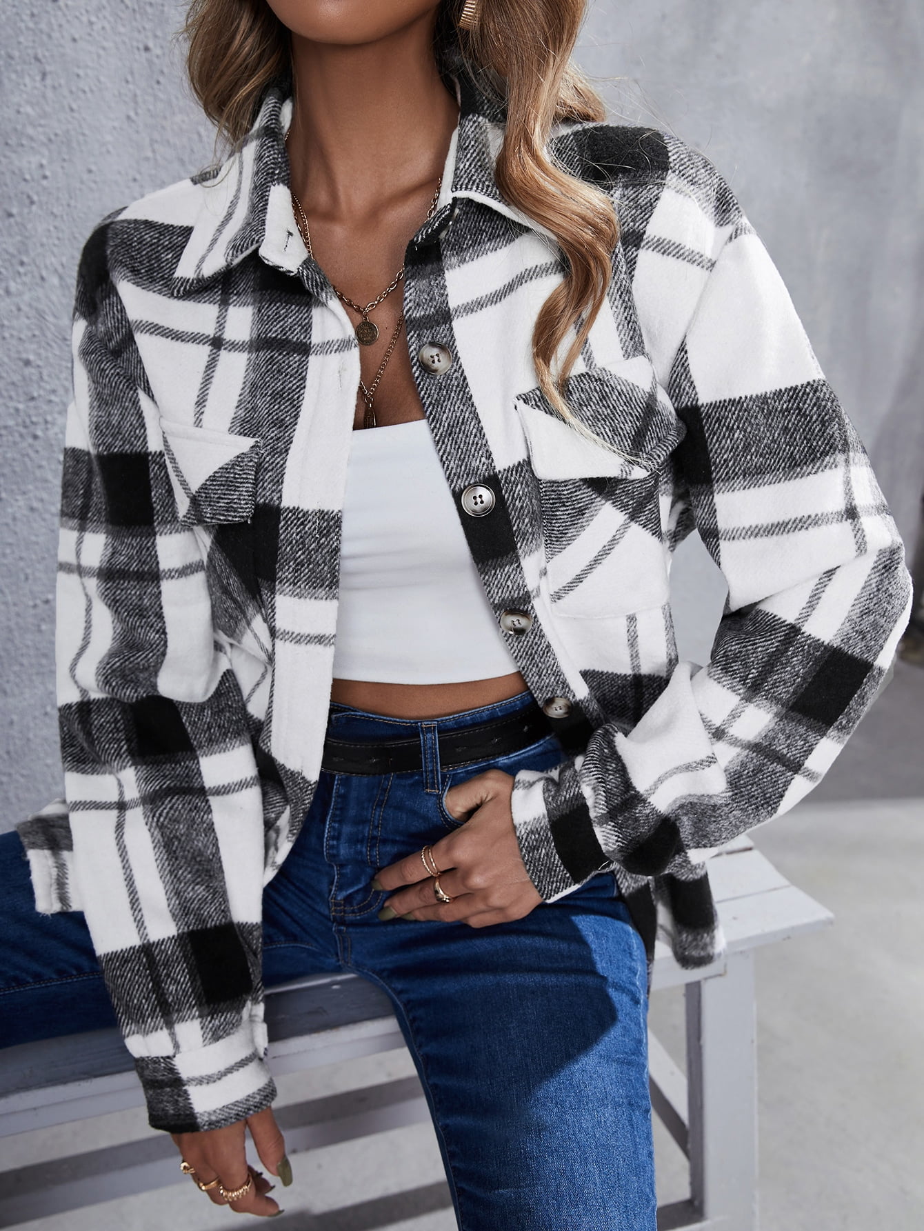 shacket jacket preppy