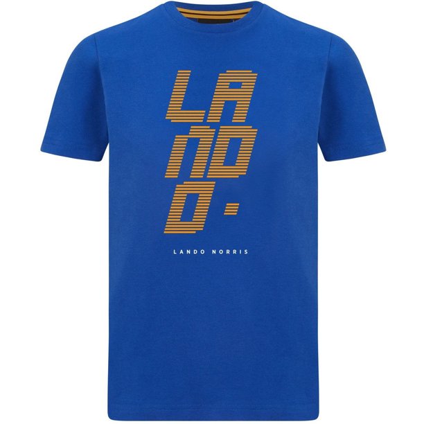 Mclaren F1 Kids Lando Norris T Shirt Youth Blue Walmart Com Walmart Com