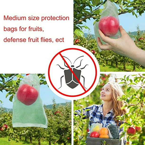 Bolsa Uvas Fin De Año Bolsas Protectoras De Frutas, 100 Paquetes
