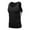 Black, variant on Men's Compression Tank Top Summer Sleeveless Athletic Base Layer T-shirt Solid Color Cool Undershirts