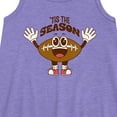thumbnail image 2 of Instant Message - Tis The Season Football - Toddler & Youth Girls A-line Dress, 2 of 5