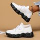 thumbnail image 3 of Zapatillas De Deporte Transpirables Con Tejido Volador Para Mujer, Zapatos Cómodos Con Cordones Bajos, Zapatos Para Caminar A La Moda Para Mujer, 3 of 4