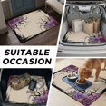 thumbnail image 5 of Universal Car Trunk Mat 29"x39", Halloween Waterproof Cargo Liner, Non-Slip Durability Cargo Mat, Fall Farmhouse Spooky Branches Flowers Beige All Weather Rear Trunk Protector for Car SUV, 5 of 9