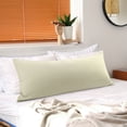 thumbnail image 1 of PiccoCasa Brushed Microfiber Pillowcase Body Pillow Pillowcase, Queen Khaki, 1 of 9