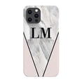 thumbnail image 1 of Personalised Pink x Castello Marble Contrast iPhone 16 Pro Case,iPhone 13 Pro, 1 of 4