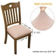 thumbnail image 3 of Dowbom Stretch Chair Seat Covers Spandex Jacquard Dining Chair Seat Covers Washable Cushion Cover, 3 of 7