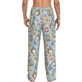 thumbnail image 3 of Picia Summer Time With Gnome Mens Soft Woven Cotton Elastic Waistband Sleep Pajama Pant Lounge Sleep Pant With Pockets And Drawstring-Medium, 3 of 9