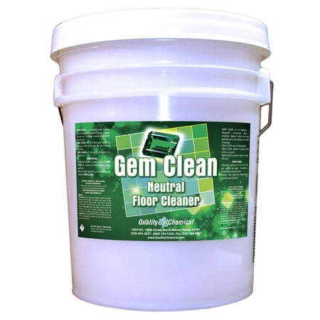 Gem Clean - a neutral floor cleaner concentrate - 5 gallon (Best Way To Clean Stone Floors)